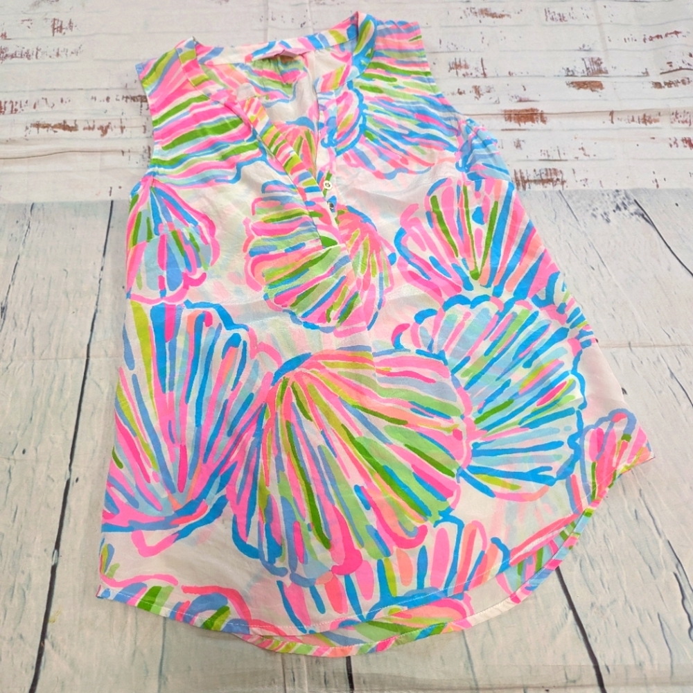 Lilly Pulitzer Sill Sleeveless Blouse - Picture 1 of 8